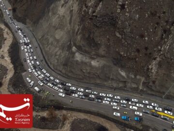 ترافیک سنگین در محور هراز/بارش باران در جاده‌های ۴ استان