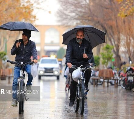 اصفهان بارانی شد