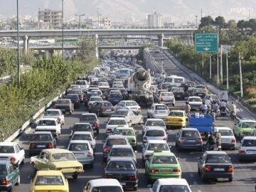 وضعیت ترافیک صبحگاهی تهران و برخورد با خودروهای پلاک فرد