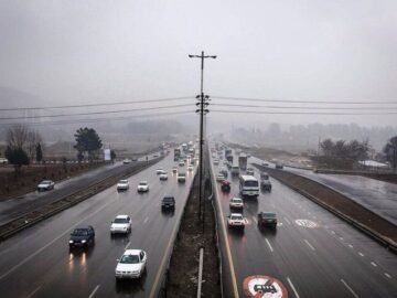 جاده های خراسان رضوی بارانی است