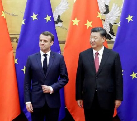 دیدار رؤسای جمهور فرانسه و چین در پکن