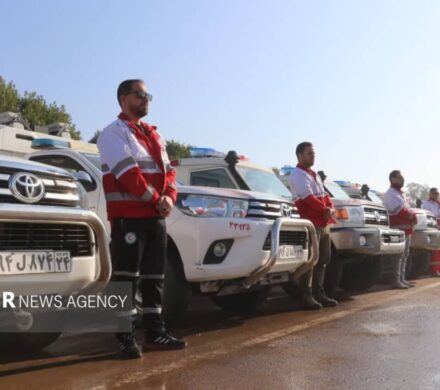 ارائه خدمات امدادی نیروهای عملیاتی هلال احمر به بیش از ۴۴۰ حادثه دیده