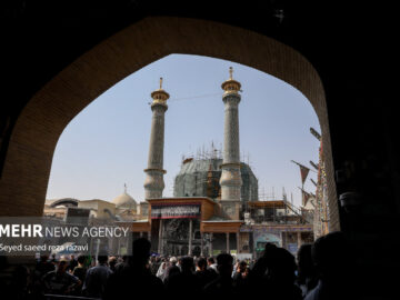 محفل قرآنی حرم عبدالعظیم(ع) در سالروز رحلت حضرت ام‌البنین(س)