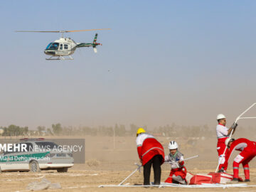 اجرای مانور سراسری زلزله در شهرستان زاهدان