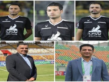 قضاوت داوران و حضور ناظران چهارمحالی در لیگ برتر فوتبال