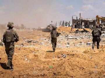 درگیری نظامیان صهیونیست و رزمندگان فلسطینی در رفح