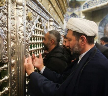 رییس ادارهکل مسلمانان گرجستان به حرم مطهر بانوی کرامت مشرف شد