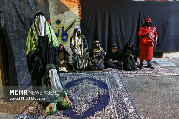 نمایش خیابانی شام شهادت حضرت ام البنین (س)