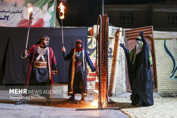 نمایش خیابانی شام شهادت حضرت ام البنین (س)