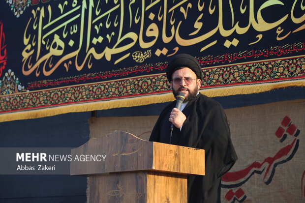 تشییع و تدفین پیکر شهید گمنام هشت سال دفاع مقدس در هشتبندی