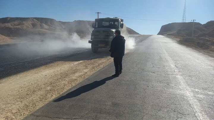 آغاز عملیات روکش آسفالت محور میامی-جاجرم؛ تامین ایمنی در دستور کار است