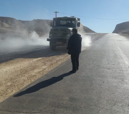 آغاز عملیات روکش آسفالت محور میامی-جاجرم؛ تامین ایمنی در دستور کار است