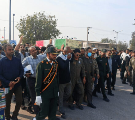 شهید گمنام ۲۳ ساله مهمان منطقه یکم نیروی دریایی سپاه شد