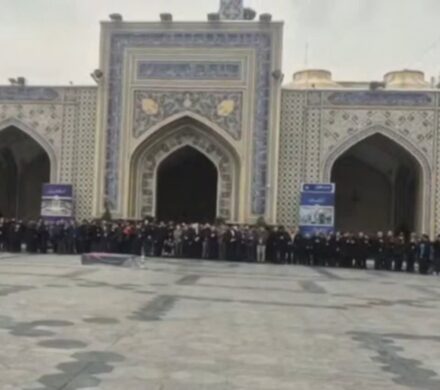 مراسم تشییع پیکر همسر و فرزند معاون رئیسجمهور در مشهد برگزار شد