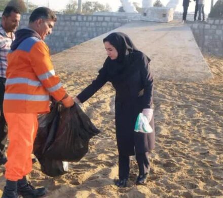 ساحل گناوه پاکسازی شد