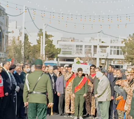 تشییع شهید والامقام گمنام در گرمسار