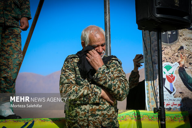 تشییع باشکوه شهید گمنام در روستای سورک