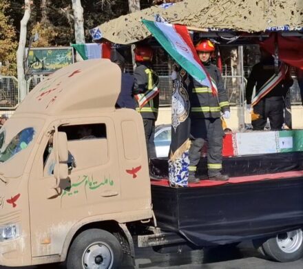 خاکسپاری باشکوه شهید گمنام به همت کارکنان شهرداری شاهرود