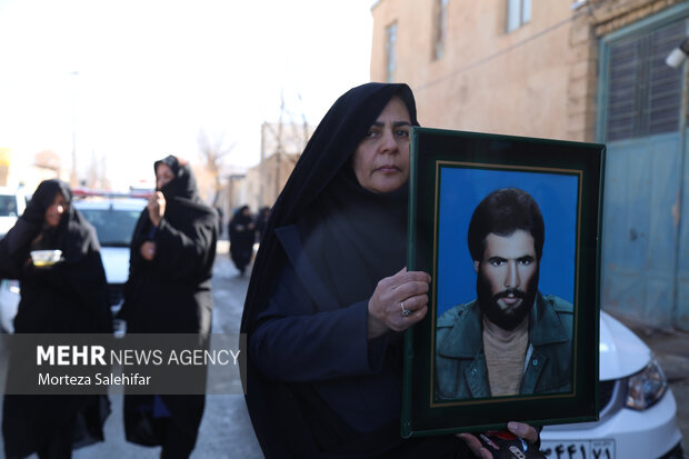 تشییع باشکوه شهید گمنام در روستای سورک