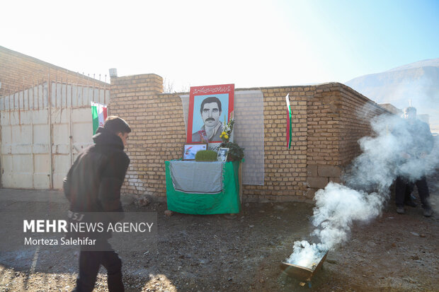 تشییع باشکوه شهید گمنام در روستای سورک