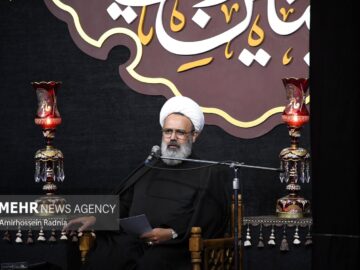 مراسم عزاداری شهادت حضرت ام بنین (س) در بیرجند