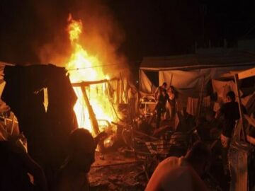 حمله جدید صهیونیستها به چادرهای آوارگان در خان یونس