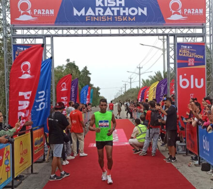 ماراتن پنج هزار نفری کیش برگزار شد