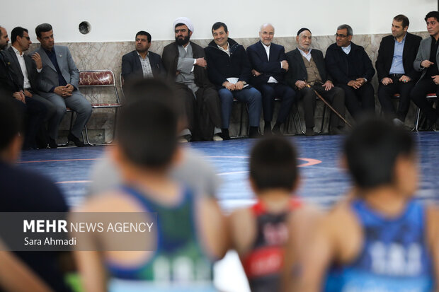 افتتاح خانه کشتی و ورزشگاه  در شاندیز و طرقبه