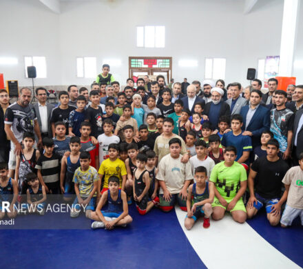 افتتاح چند پروژه ورزشی با حضور رئیس مجلس در مشهد