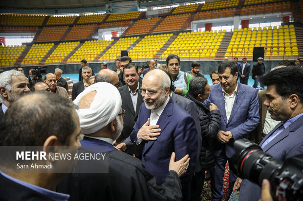 افتتاح خانه کشتی و ورزشگاه  در شاندیز و طرقبه