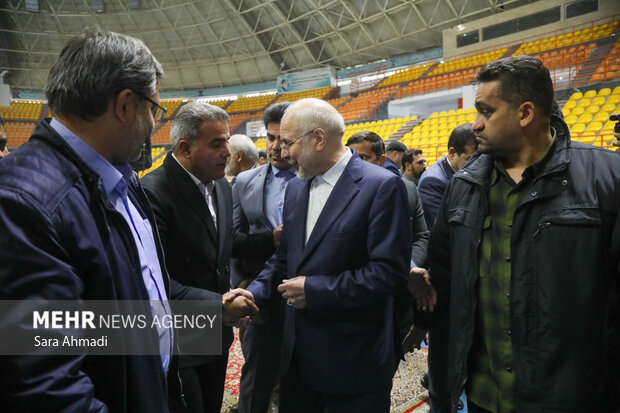 افتتاح خانه کشتی و ورزشگاه  در شاندیز و طرقبه