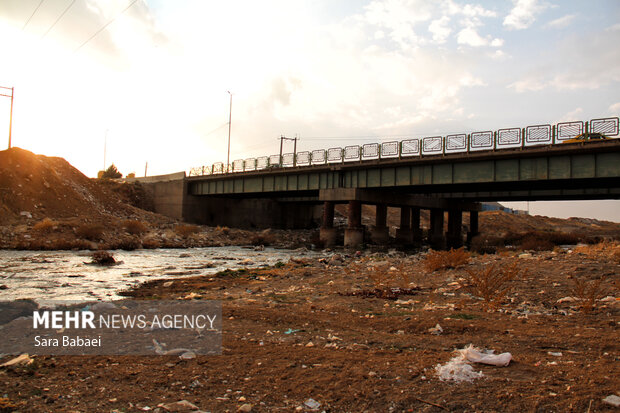 وضعیت نامطلوب قره‌سو؛ از انباشت زباله تا ورود فاضلاب شهری