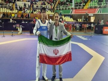 رادین زینالی چهارمین طلایی ایران در کنیا