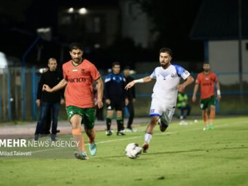 پیروزی ارزشمند ملوان مقابل مس؛ صعود سفیدپوشان به رده ششم جدول