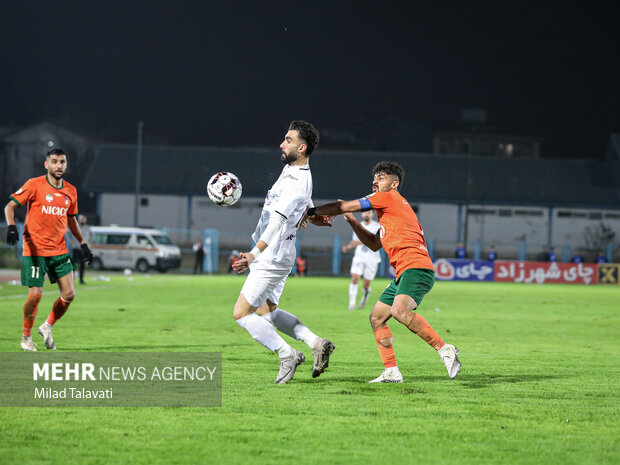 لیگ برتر فوتبال - ملوان بندرانزلی و مس رفسنجان