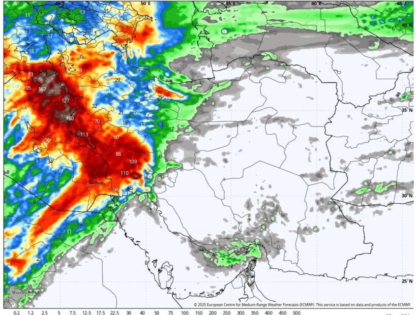 ورود پیاپی سامانه‌های بارشی به کشور از فردا؛ هوا سردتر می‌شود