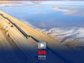 افتتاح پروژه انتقال آب دریا به صنایع استان اصفهان توسط رئیسجمهور