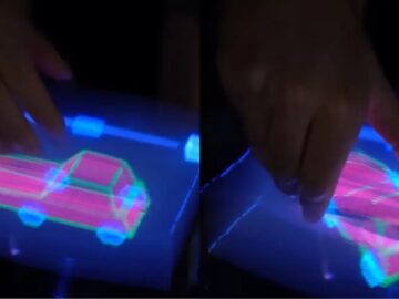 نمایشگر لمسی جدید ابداع شد