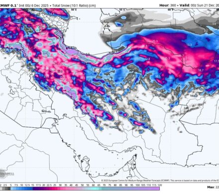 هفته پربارش در راه است؛ بارشهای بالای ۱۰۰ میلیمتر در برخی نقاط کشور