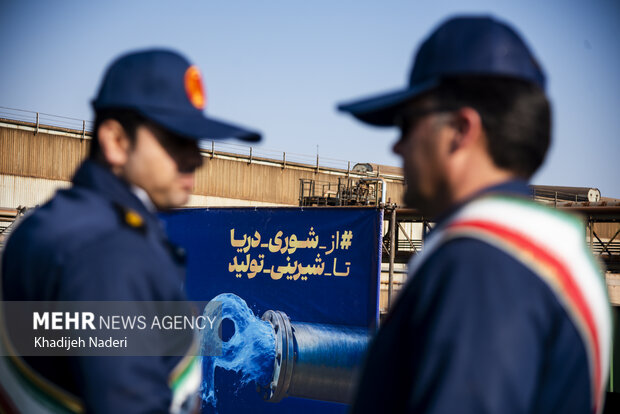 افتتاح پروژه ملی انتقال آب خلیج فارس به فولاد مبارکه اصفهان