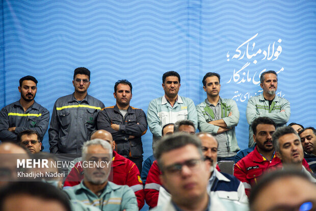 افتتاح پروژه ملی انتقال آب خلیج فارس به فولاد مبارکه اصفهان