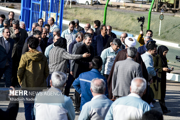افتتاح پروژه ملی انتقال آب خلیج فارس به فولاد مبارکه اصفهان