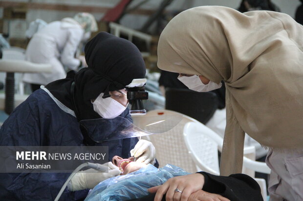 روایت تصویری سلامت و امید؛ اردوی جهادی کمیته امداد در آستارا