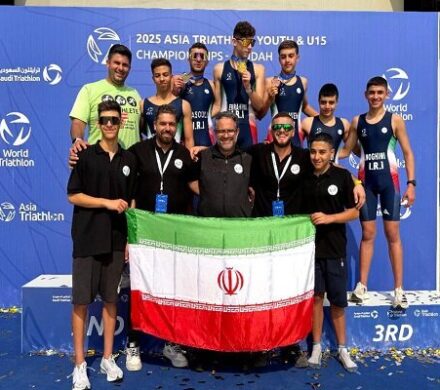 تیم ترایاتلون نوجوانان ایران قهرمان آسیا شد
