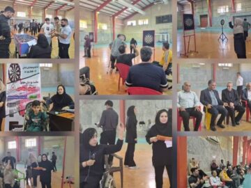 استعدادیابی پارا دارت و فوتبال روی میز معلولان در دشتی برگزار شد