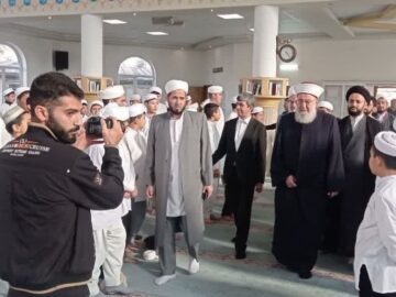 بازدید شیخ غازی حنینه از دارالقرآن امام شاطبی گنبدکاووس