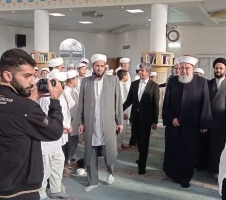 بازدید شیخ غازی حنینه از دارالقرآن امام شاطبی گنبدکاووس