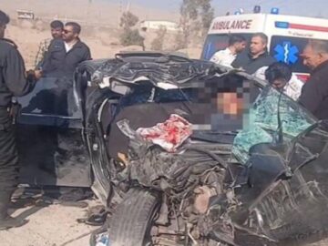 پلیس راه، نقش تعقیب در تصادف خانواده معاون رئیس‌جمهور را تکذیب کرد