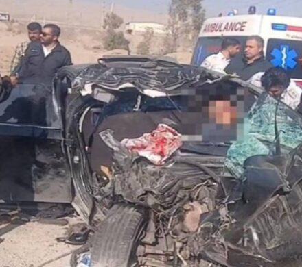 پلیس راه، نقش تعقیب در تصادف خانواده معاون رئیسجمهور را تکذیب کرد