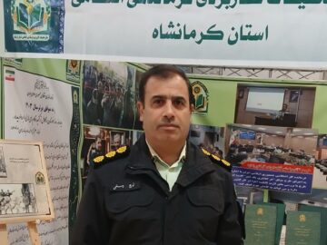 برپایی نمایشگاه هفته پژوهش و فناوری توسط نیروی انتظامی کرمانشاه